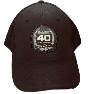 40 Years Young Mobil 1 Cap Hat Black 1974 To 2014 Robertson Adjustable